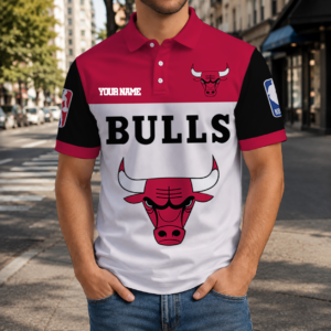 Limited Edition – Customized NBA Chicago Bulls Polo Shirt