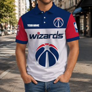 Limited Edition – Customized NBA Washington Wizards Polo Shirt