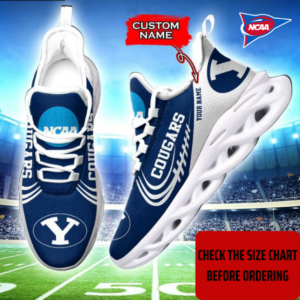 Limited Edition – Customized NCAA Byu Cougars Max Soul Sneakers