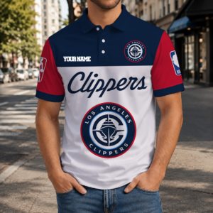 Limited Edition – Customized NBA Los Angeles Clippers Polo Shirt