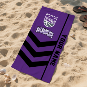 Limited Edition – Customized NBA Sacramento Kings Beach Towel For Fan