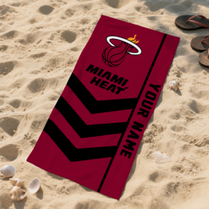 Limited Edition – Customized NBA Miami Heat Beach Towel For Fan