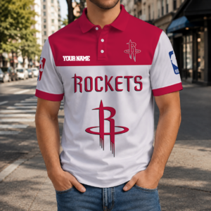 Limited Edition – Customized NBA Houston Rockets Polo Shirt