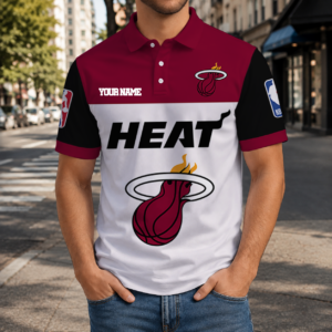 Limited Edition – Customized NBA Miami Heat Polo Shirt