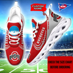 Limited Edition – Customized NCAA Ohio State Buckeyes Max Soul Sneakers