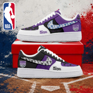 Limited Edition – Customized NBA Sacramento Kings Af1 Sneakers