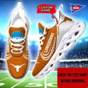 Limited Edition – Customized NCAA Texas Longhorns Max Soul Sneakers