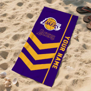 Limited Edition – Customized NBA Los Angeles Lakers Beach Towel For Fan