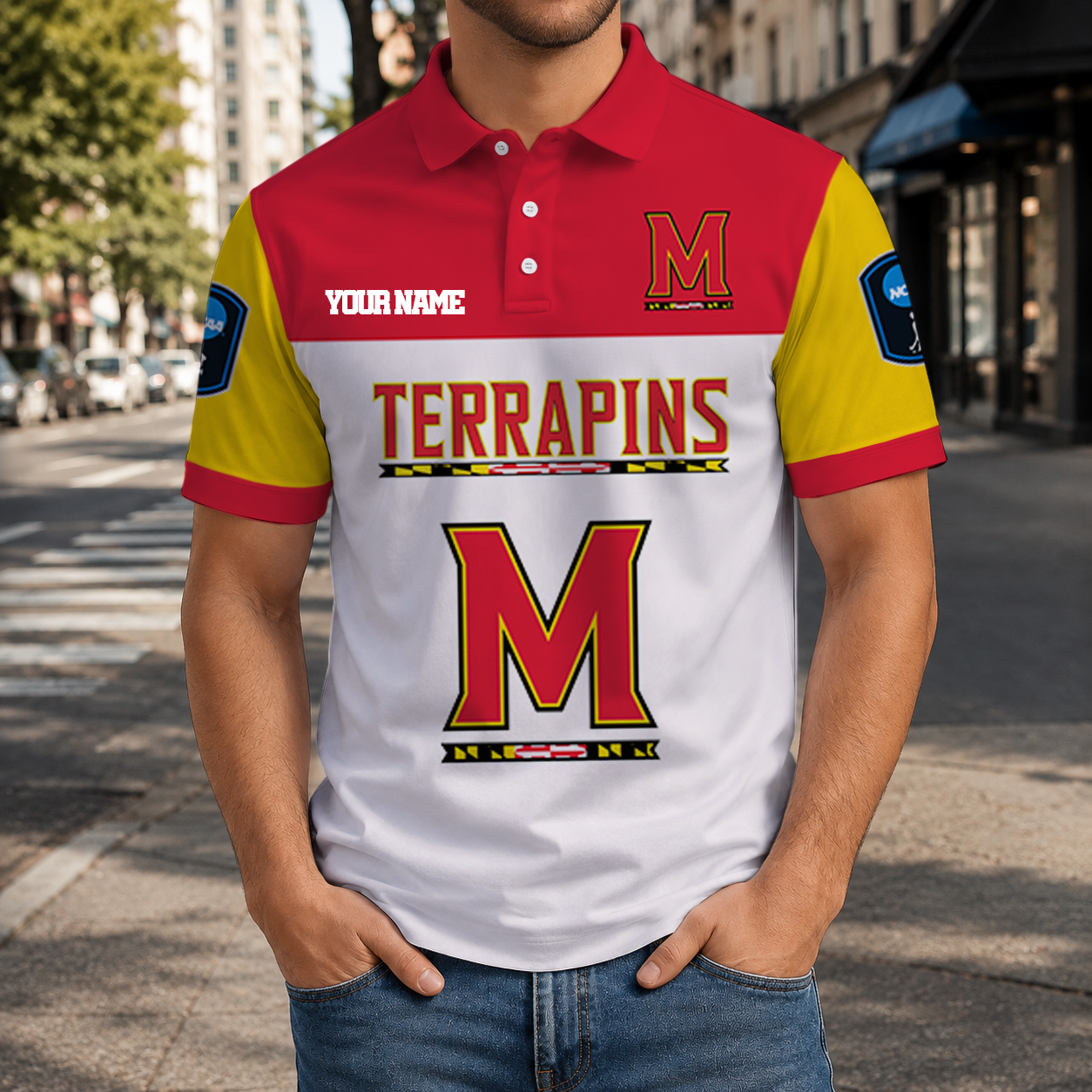 Limited Edition – Customized NCAA Maryland Terrapins Polo Shirt