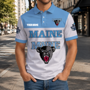 Limited Edition – Customized NCAA Maine Black Bears Polo Shirt