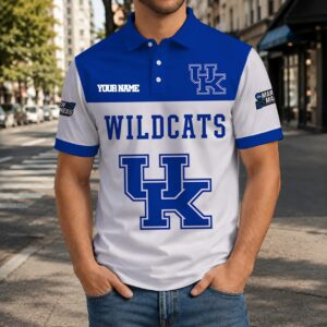 Limited Edition – Customized NCAA Kentucky Wildcats Polo Shirt