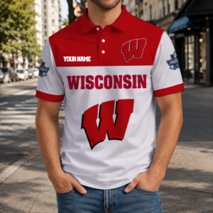Limited Edition – Customized NCAA Wisconsin Badgers Polo Shirt