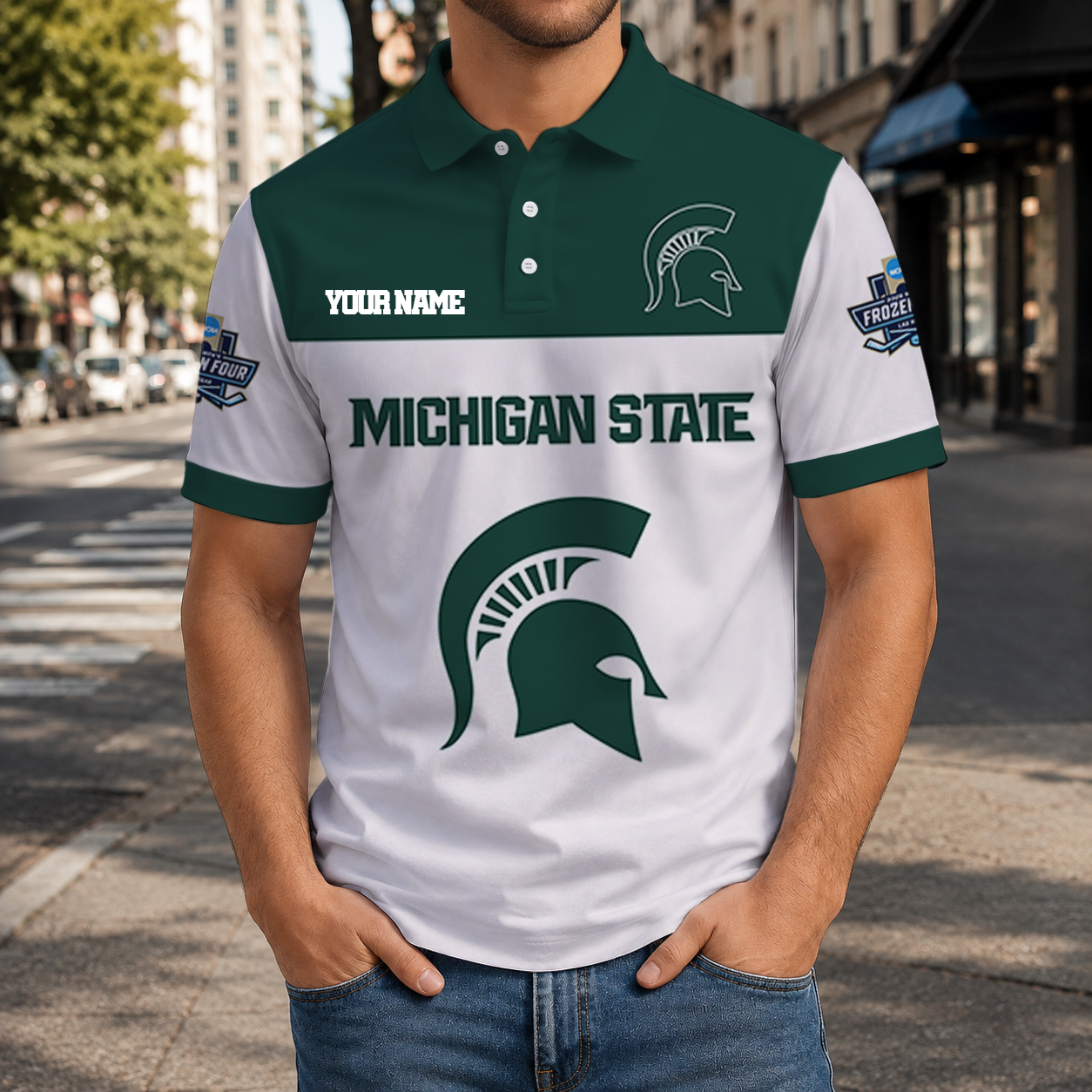Limited Edition – Customized NCAA Michigan State Spartans Polo Shirt