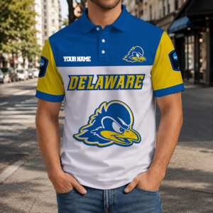 Limited Edition – Customized NCAA Delaware Fightin’ Blue Hens Polo Shirt