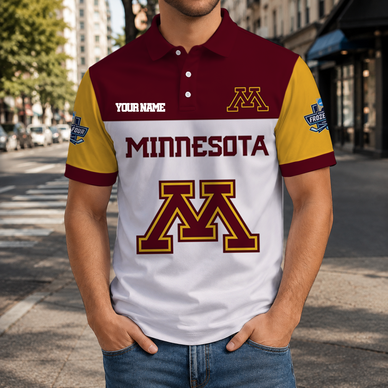 Limited Edition – Customized NCAA Minnesota Golden Gophers Polo Shirt