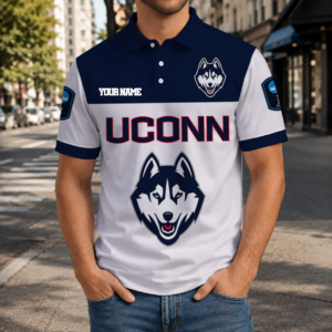 Limited Edition – Customized NCAA Uconn Huskies Polo Shirt