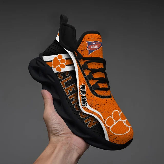 Limited Edition – Customized NCAA Clemson Tigers Max Soul Sneakers - Image 2