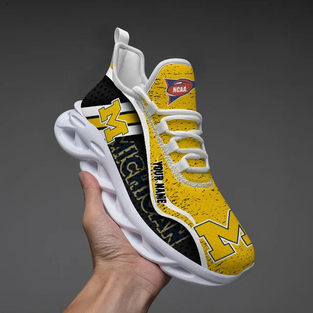 Limited Edition – Customized NCAA Michigan Wolverines Max Soul Sneakers