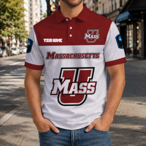 Limited Edition – Customized NCAA Umass Minutewomen Polo Shirt