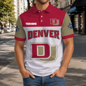 Limited Edition – Customized NCAA Denver Pioneers Polo Shirt