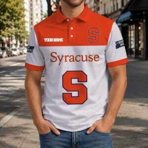 Limited Edition – Customized NCAA Syracuse Orange Polo Shirt