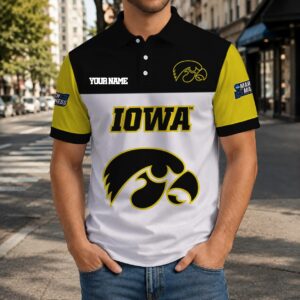 Limited Edition – Customized NCAA Iowa Hawkeyes Polo Shirt