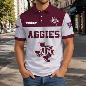 Limited Edition – Customized NCAA Texas A&M Aggies Polo Shirt