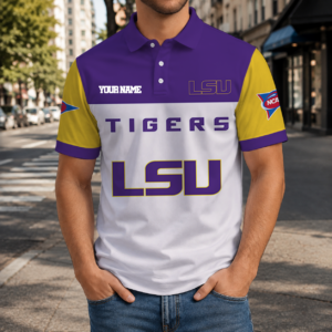 Limited Edition – Customized NCAA Lsu Tigers Polo Shirt