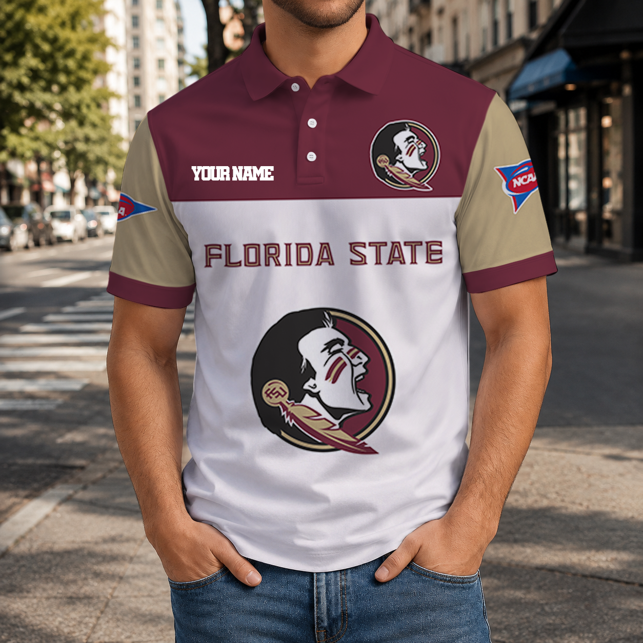 Limited Edition – Customized NCAA Florida State Seminoles Polo Shirt
