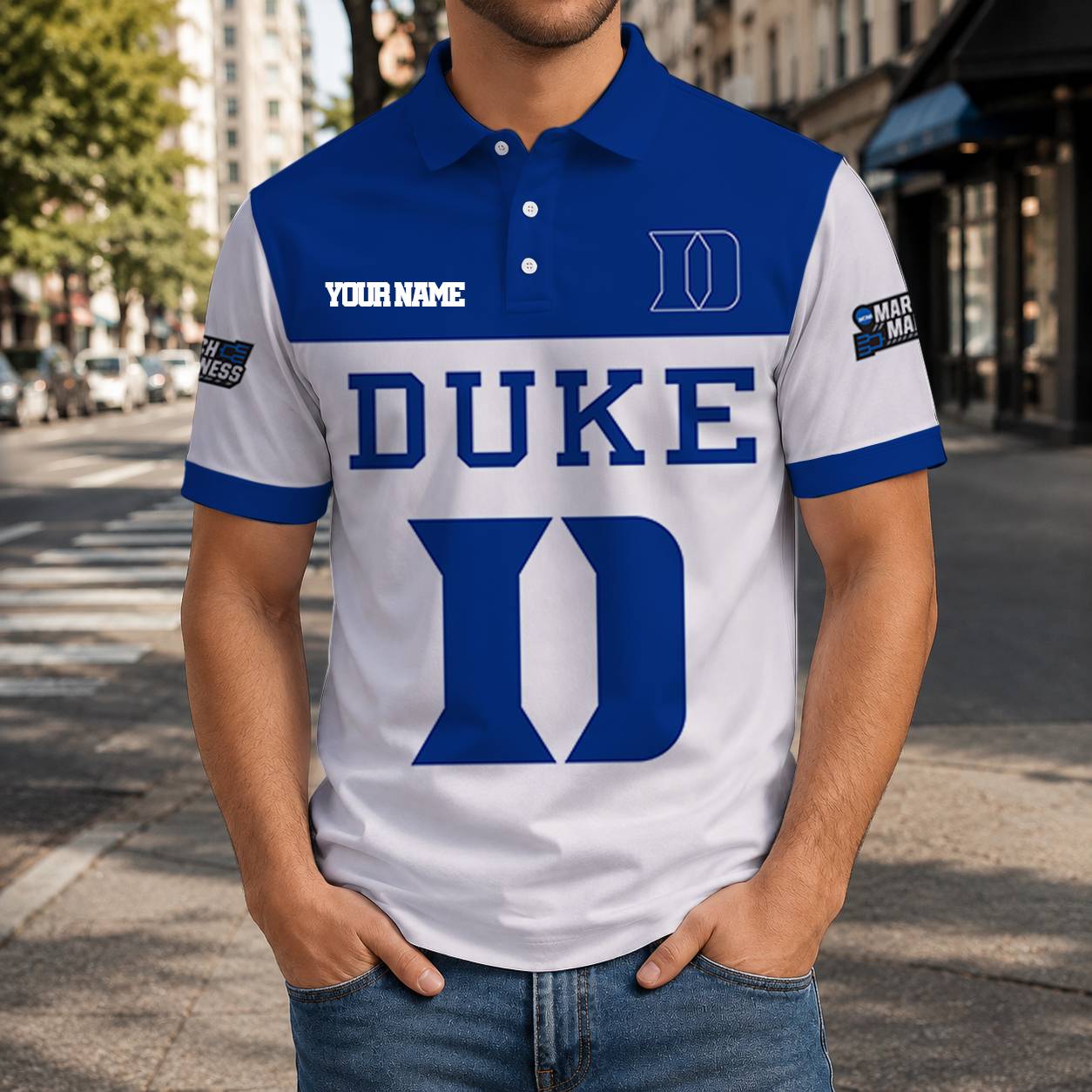 Limited Edition – Customized NCAA Duke Blue Devils Polo Shirt