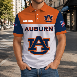 Limited Edition – Customized NCAA Auburn Tigers Polo Shirt