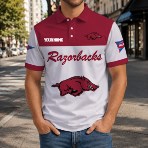 Limited Edition – Customized NCAA Arkansas Razorbacks Polo Shirt