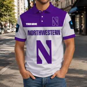 Limited Edition – Customized NCAA Northwestern Wildcats Polo Shirt
