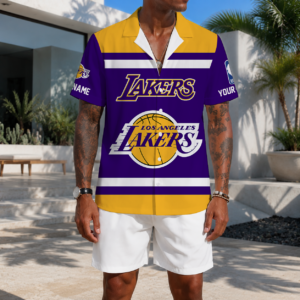Limited Edition – Customized NBA Los Angeles Lakers Unisex Hawaiian Shirt