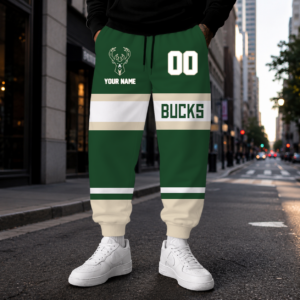Limited Edition – Customized NBA Milwaukee Bucks Sweatpants