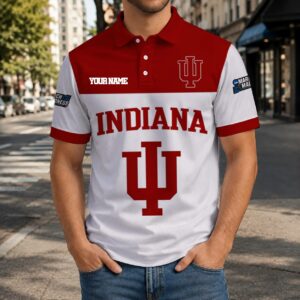 Limited Edition – Customized NCAA Indiana Hoosiers Polo Shirt