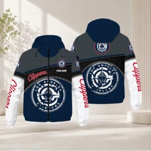 Limited Edition – Customized NBA Los Angeles Clippers Windbreaker Jacket