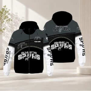 Limited Edition – Customized NBA San Antonio Spurs Windbreaker Jacket