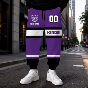 Limited Edition – Customized NBA Sacramento Kings Sweatpants