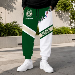 Limited Edition – Customized NBA Milwaukee Bucks Sweatpants