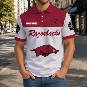 Limited Edition – Customized NCAA Arkansas Razorbacks Polo Shirt