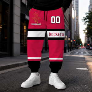 Limited Edition – Customized NBA Houston Rockets Sweatpants