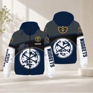 Limited Edition – Customized NBA Denver Nuggets Windbreaker Jacket