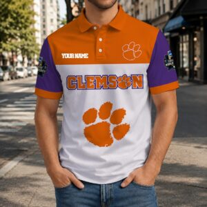 Limited Edition – Customized NCAA Clemson Tigers Polo Shirt