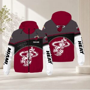 Limited Edition – Customized NBA Miami Heat Windbreaker Jacket