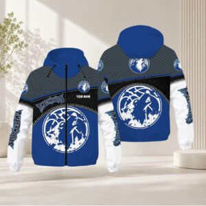 Limited Edition – Customized NBA Minnesota Timberwolves Windbreaker Jacket