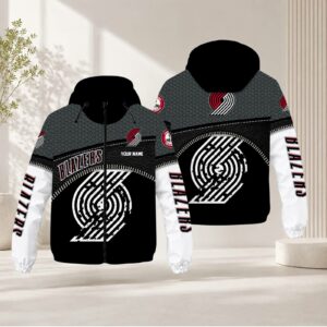 Limited Edition – Customized NBA Portland Trail Blazers Windbreaker Jacket