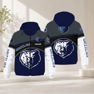 Limited Edition – Customized NBA Memphis Grizzlies Windbreaker Jacket