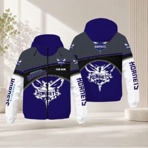 Limited Edition – Customized NBA Charlotte Hornets Windbreaker Jacket