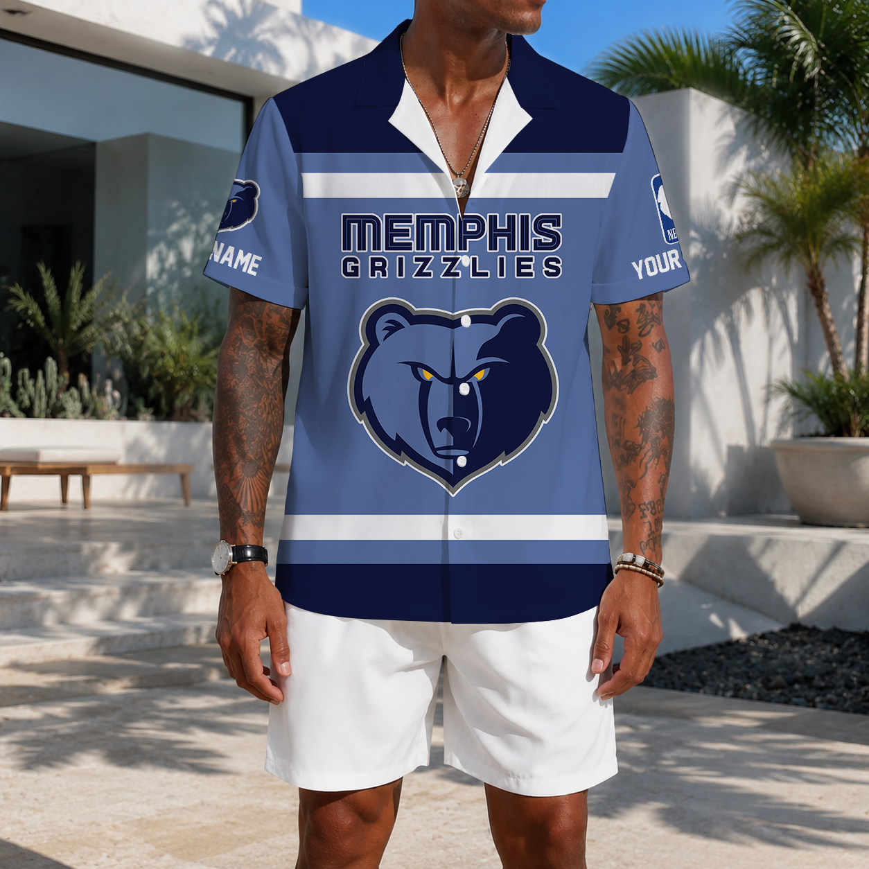 Limited Edition – Customized NBA Memphis Grizzlies Unisex Hawaiian Shirt